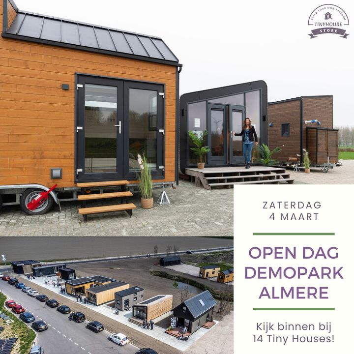 Open dag aanstaande zaterdag 4 maart! 🌱Aanstaande zaterdag is er een open dag bij het Demopark in Almere. Kom je oriënteren en kijk binnen bij 14…